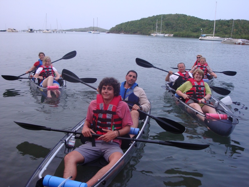 St. Croix Bioluminescence Kayak Tour Sea Thru Kayaks VI